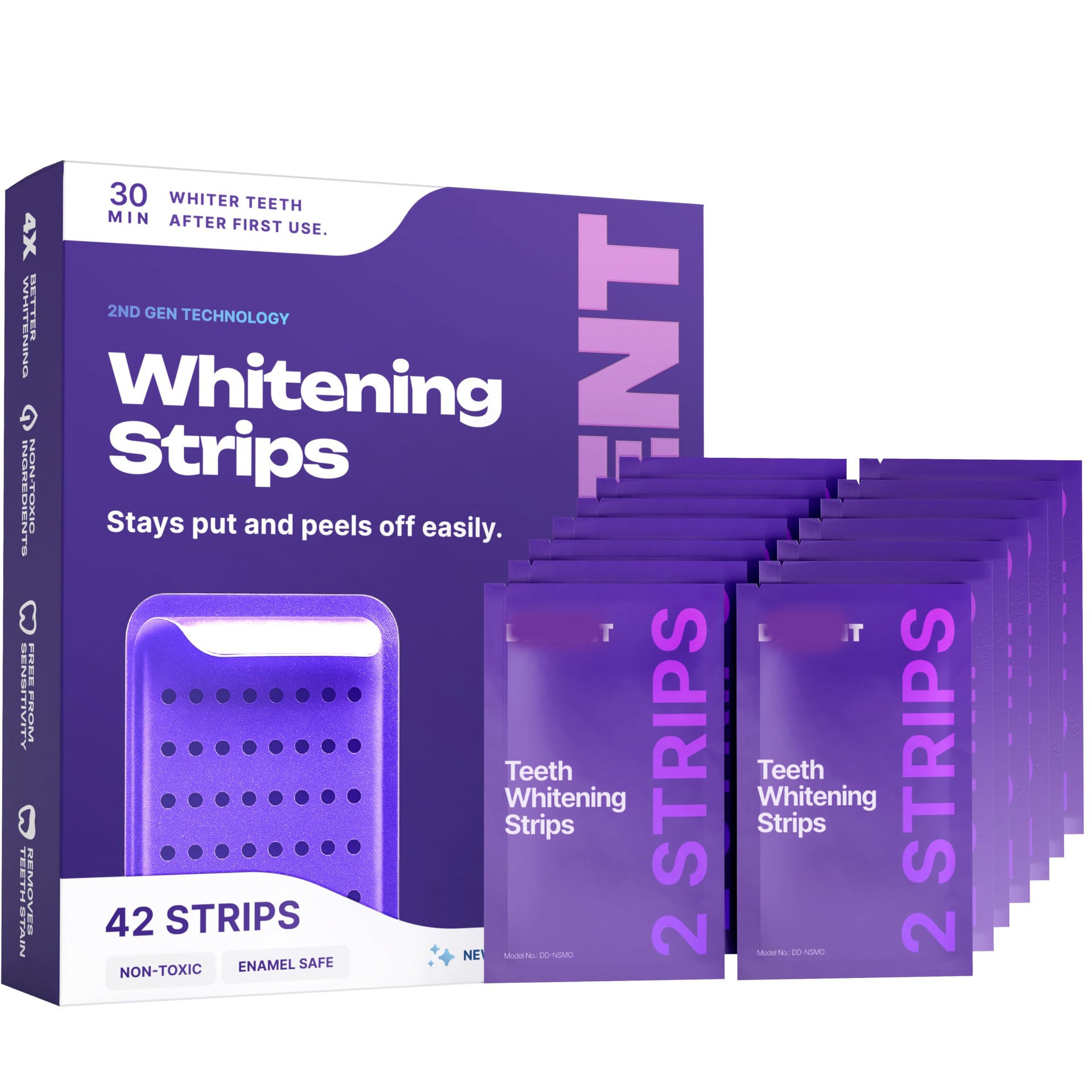Enamel layer teeth Whitening Strips